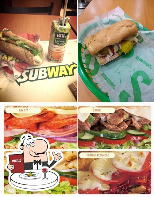 Comida em Subway