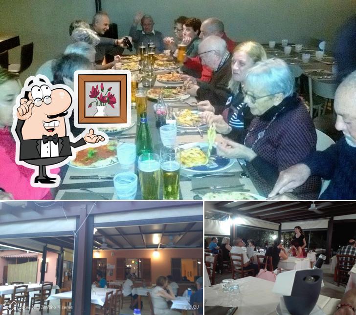 Gli interni di Trattoria Da Sonia