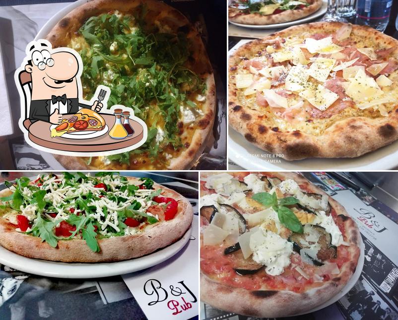 A B&J pub pizzeria, vous pouvez prendre des pizzas