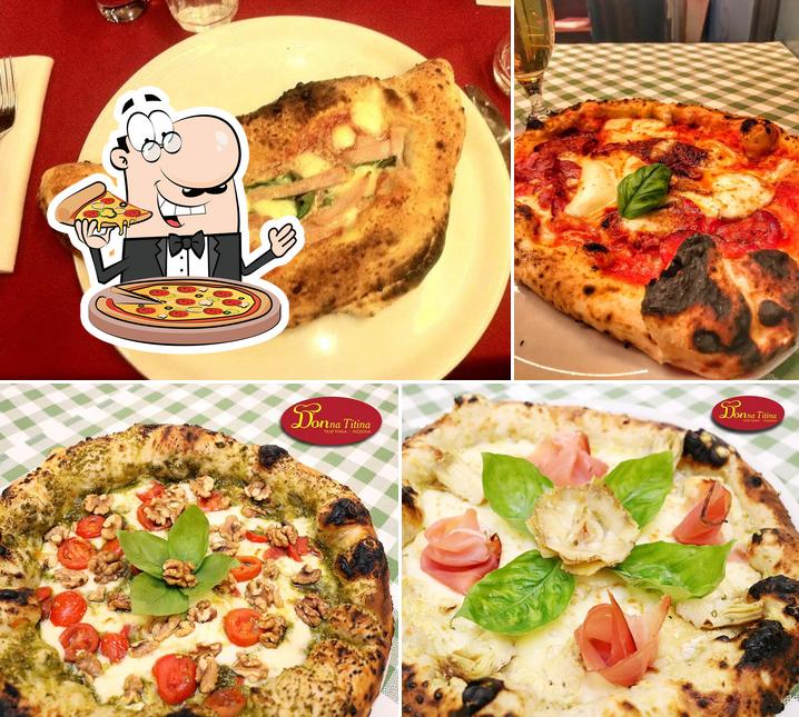 Try out pizza at Donna Titina