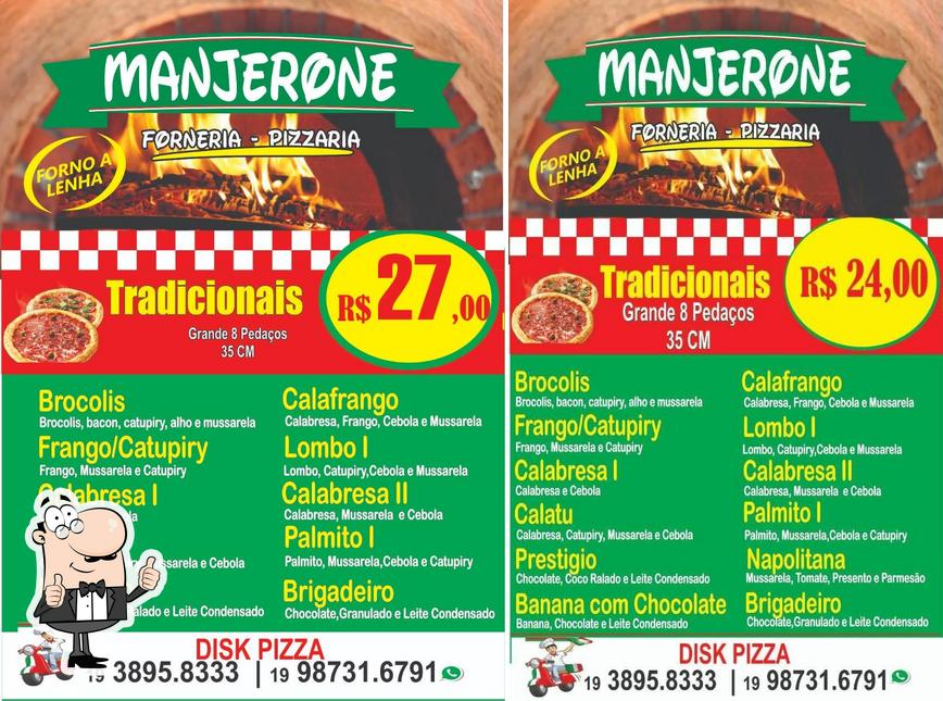 Here's a pic of Pizzaria Manjerone