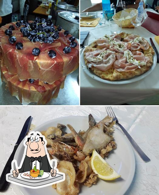Cibo al Ristorante da Romano presso Camping Adriatico