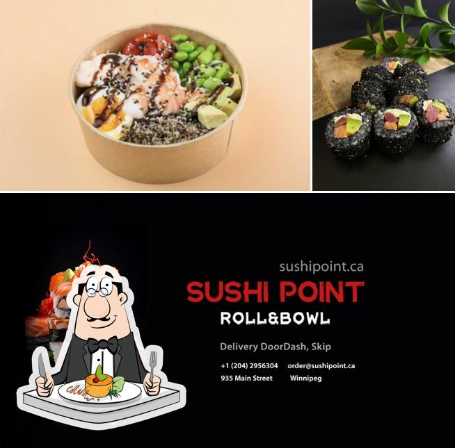 L’image de la nourriture et intérieur concernant Sushi Point