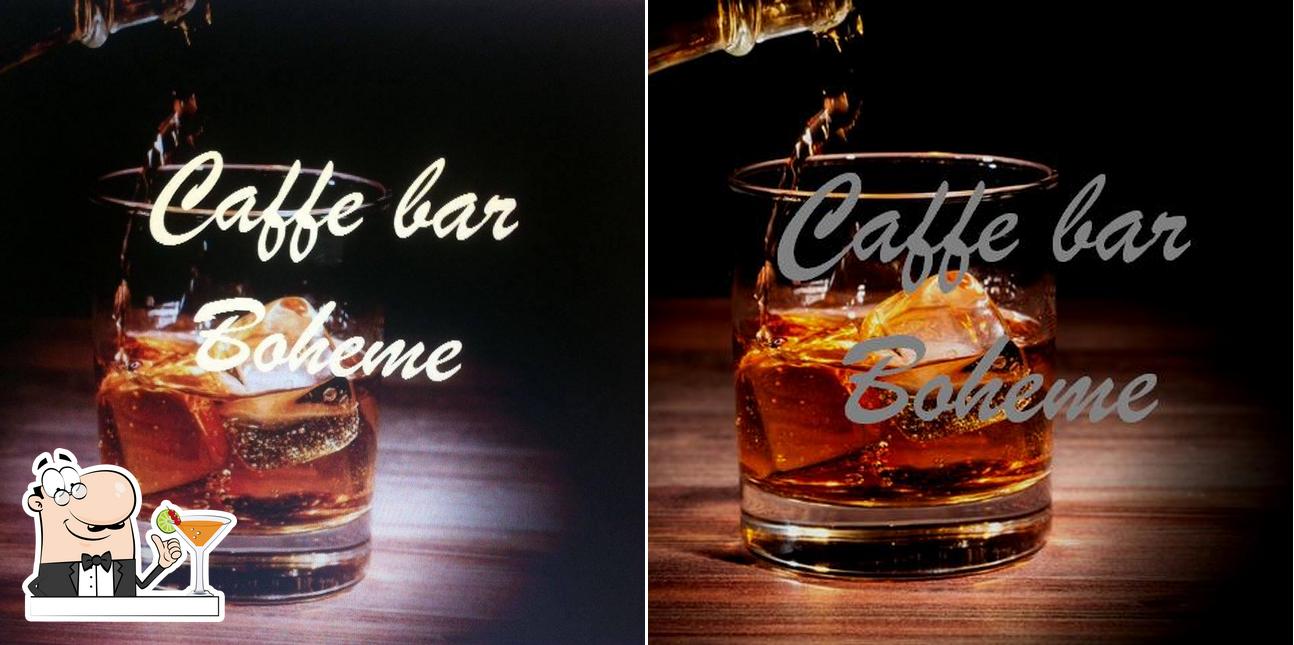 Prenditi un drink dal menu