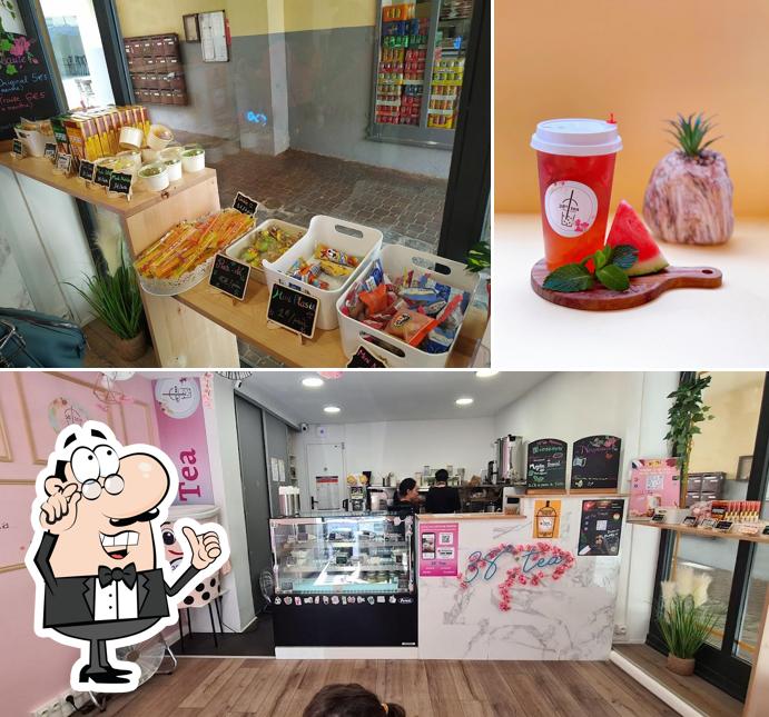 Vérifiez l’image représentant la intérieur et nourriture concernant 38° Tea - Bubble Tea & Waffle PALAISEAU