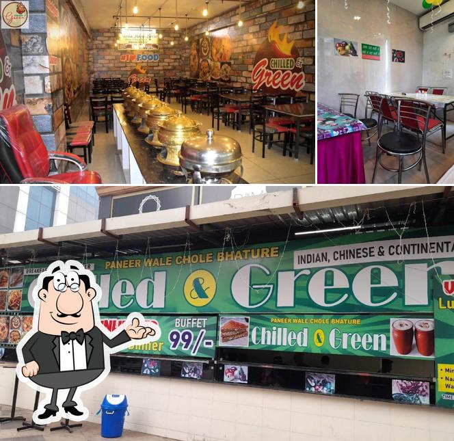 The interior of Chilled & Green