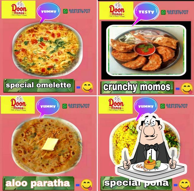 Food at Momos shop