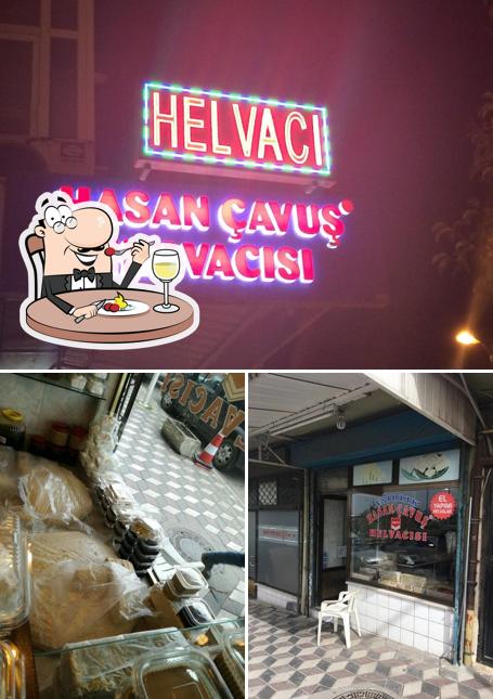 Помимо прочего, в Tarihi Hasan Çavuş Helvacısı есть еда и внешнее оформление