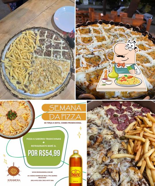 Comida em Pizzaria Roraimeira