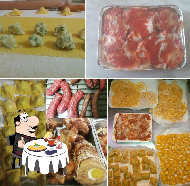 Piatto di formaggi al Rosticceria, gastronomia, polleria, pasta fresca, macelleria di Paola e Matteo