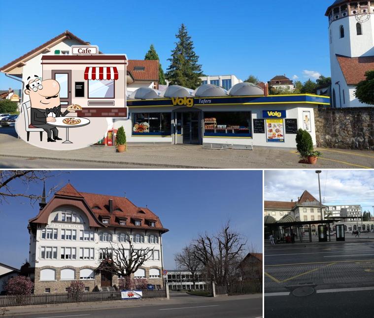 Gli esterni di Schieler Bäckerei AG Volg Tafers