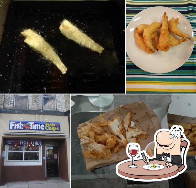 Блюда в "Fish Time Fish & Chips"