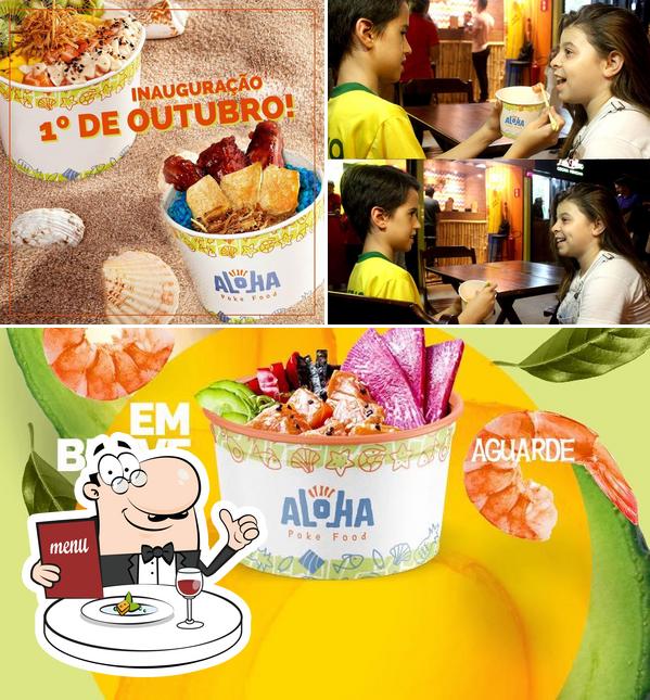 Comida em Aloha Poke Food