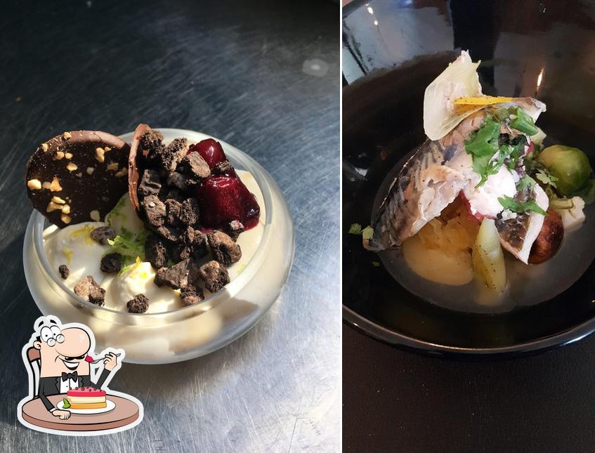 Le Jardin des Saveurs - Restaurant Landerneau sert une éventail de desserts