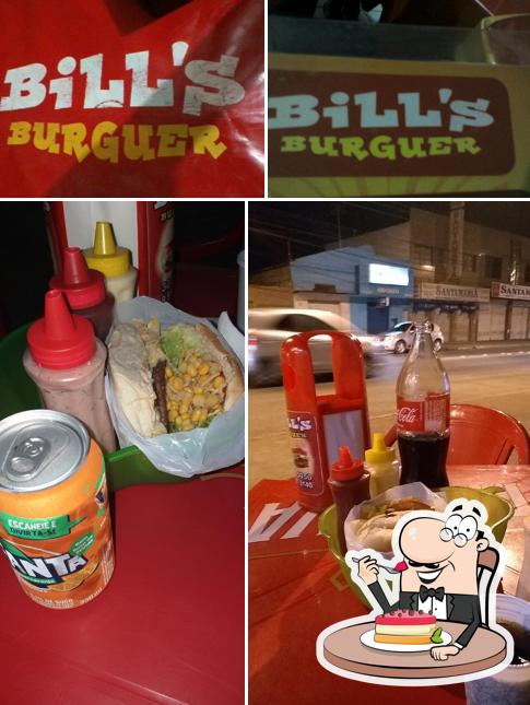 Bill's Burguer serve uma variedade de sobremesas