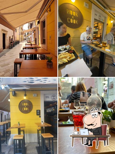 Dai un'occhiata agli interni di Hook & Cook Pula