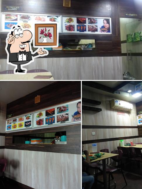 The interior of Nandini Chicken Centre And Nandini Food Court