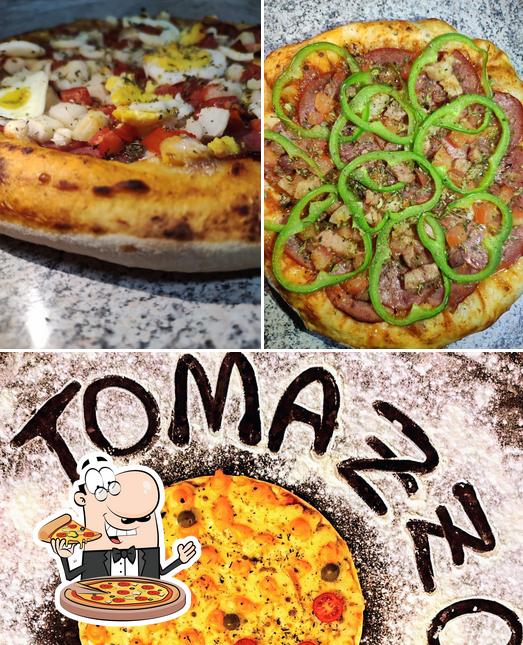 Experimente pizza no Tomazzo's Pizzeria matelândia