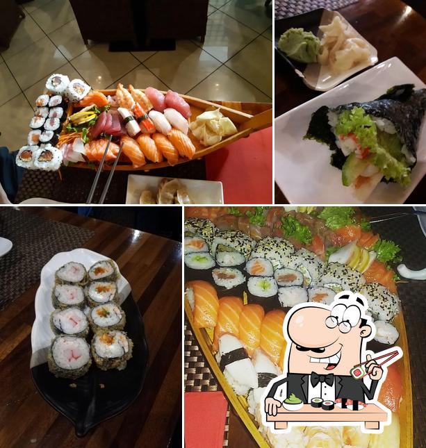 Prenditi le diverse opzioni di sushi