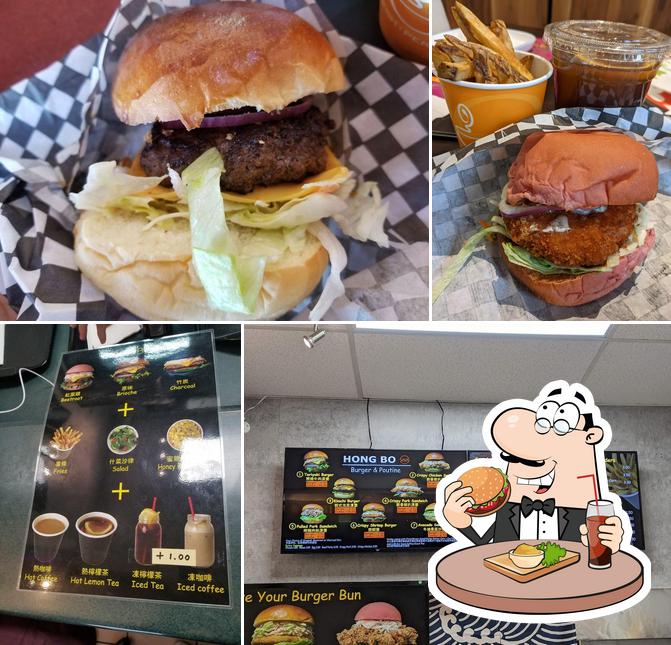 Treat yourself to a burger at Hong Bo Burger & Poutine