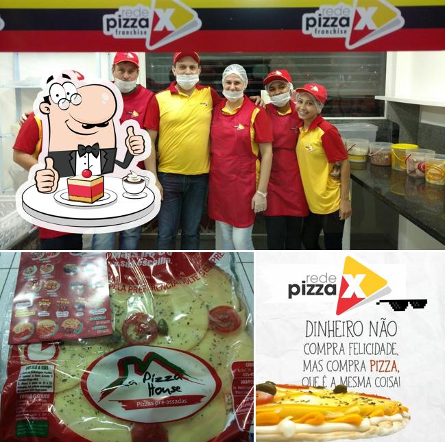 Rede Pizza X provê uma variedade de sobremesas