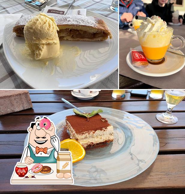 Albergo Frommeralm serve un'ampia varietà di dolci