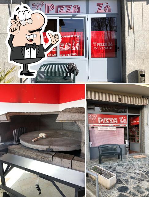El interior de Pizza Za'