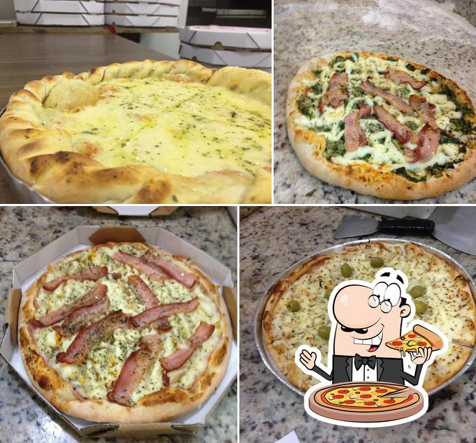 Escolha pizza no Pizzaria W L