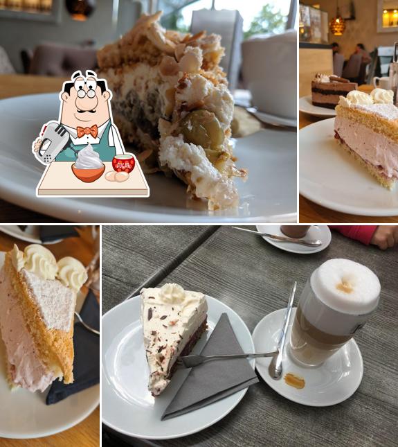 Café Marie Lou bietet eine Mehrzahl von Süßspeisen