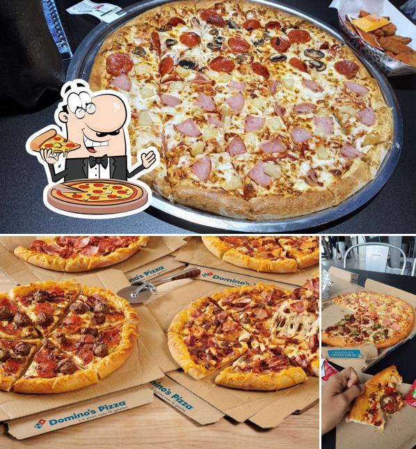 Order pizza at Domino's Pizza