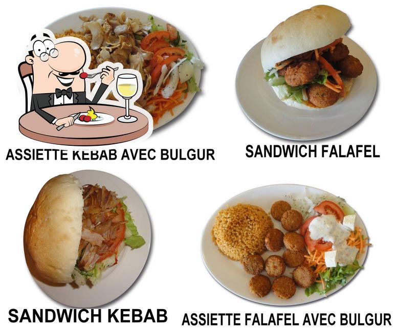 Еда в "Vésenaz Kebab"