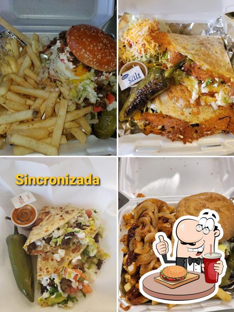 Order a burger at Luna’s Snacks & More