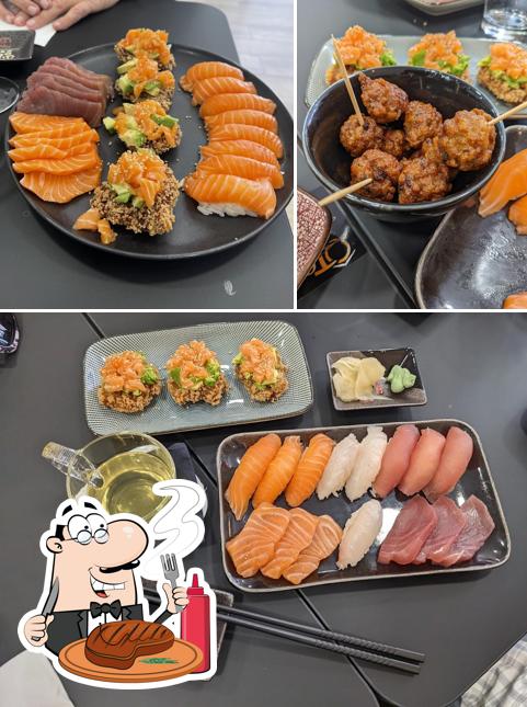 Prenez des repas à base de viande à Ô Tomo Sushi