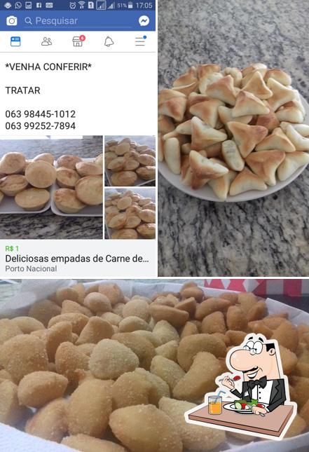 Comida em Vivi Salgados