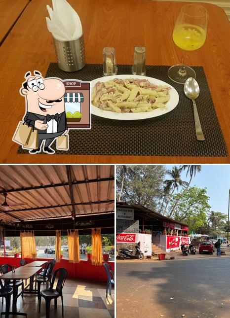 Among different things one can find exterior and food at Viva Goa