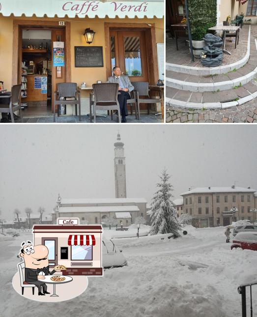 La immagine di esterno e interni da Caffè Verdi