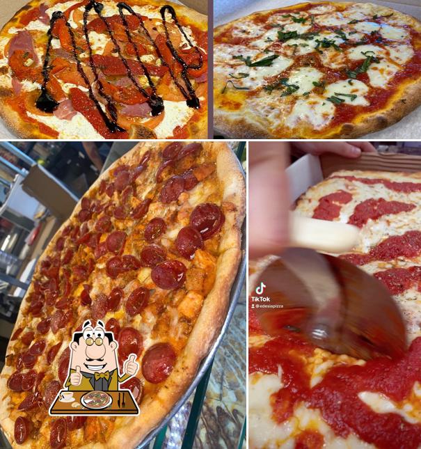 Pick pizza at Edesia Restaurant & Pizzeria