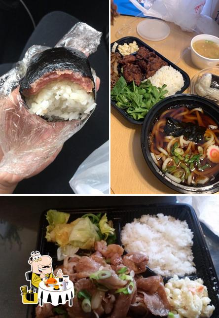 Еда в "Aloha Japanese Bento"