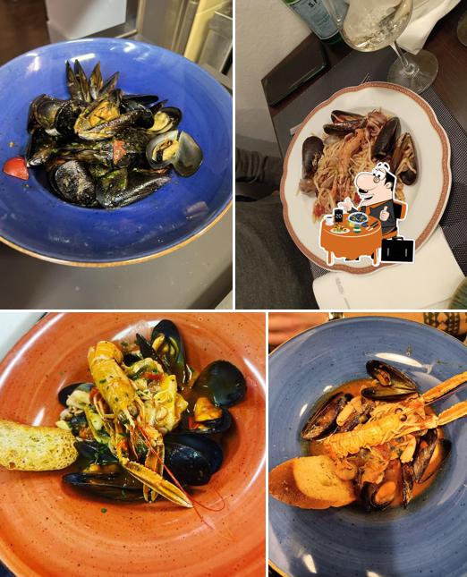 Mejillones en Osteria AU Fundegu Genova