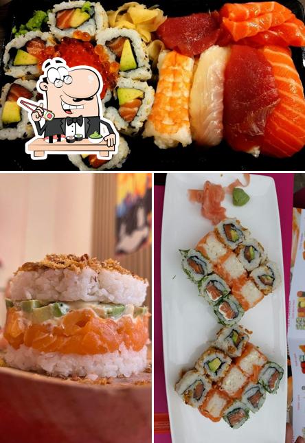 Commandez de nombreuses options de sushi