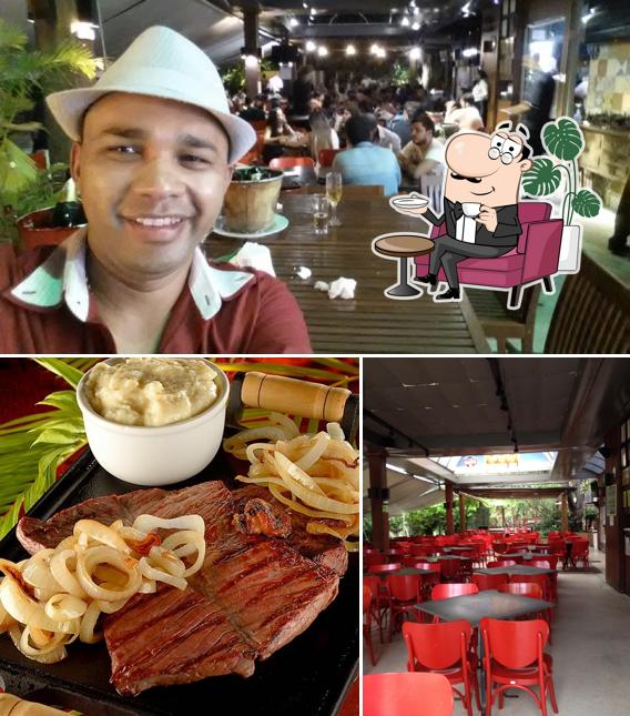 Entre diversos coisas, interior e comida podem ser encontrados a Caminho de Casa