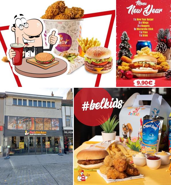 Faites-vous plaisir avec un hamburger à Belchicken Vilvoorde Finest Fried Chicken & More