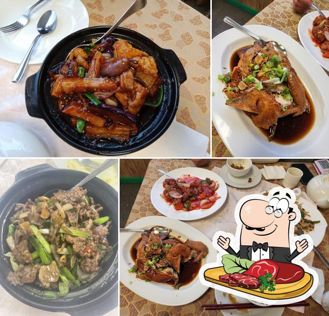 China Marble Restaurant provides meat meals