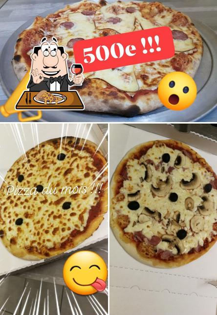 Choisissez des pizzas à Le Mazot