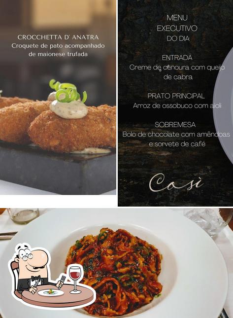 Comida em Così - Restaurante Italiano