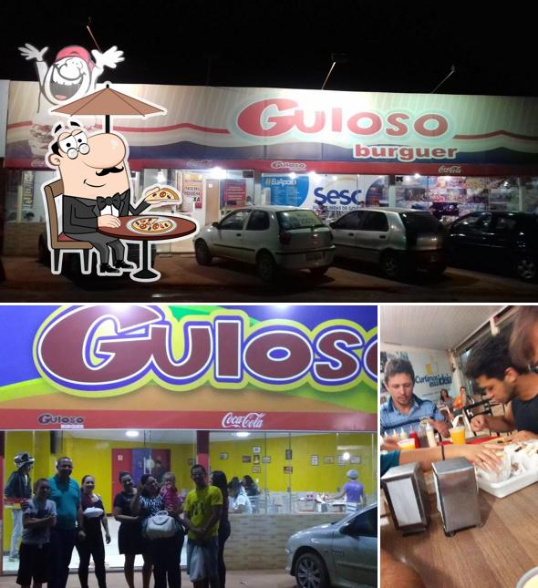 O Guloso Burguer - BR 070 se destaca pelo exterior e comida