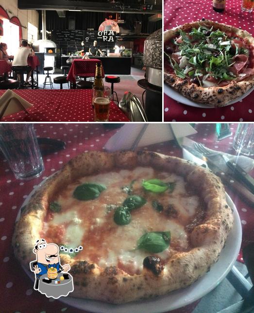 La foto della cibo e interni di Pizzerija O'Hara