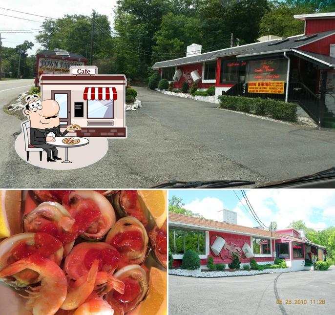 This is the photo displaying exterior and food at Town Tavern Country Inn