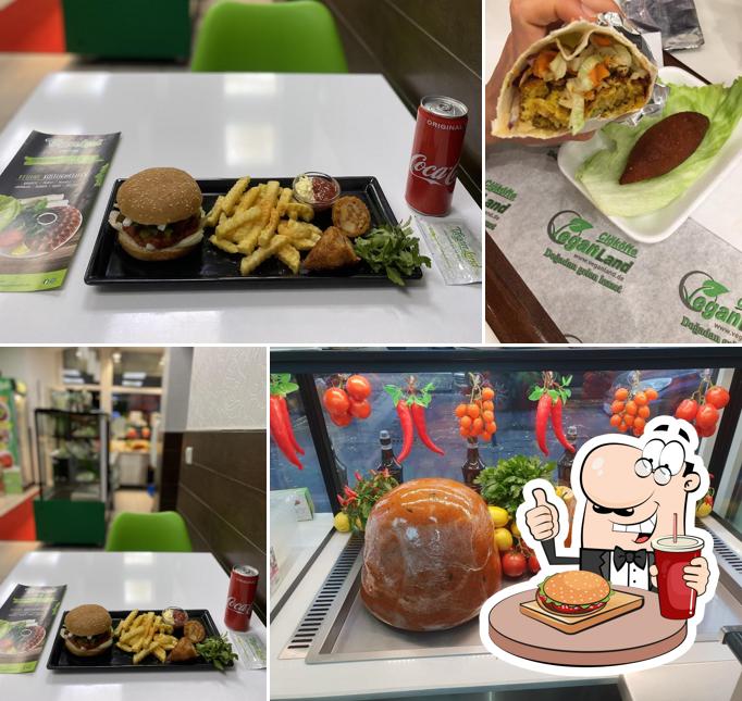 Commandez un hamburger à Veganland Cigköfte