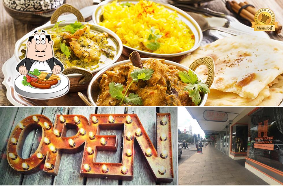 Estas son las imágenes que hay de comida y exterior en The Host Indian Restaurant